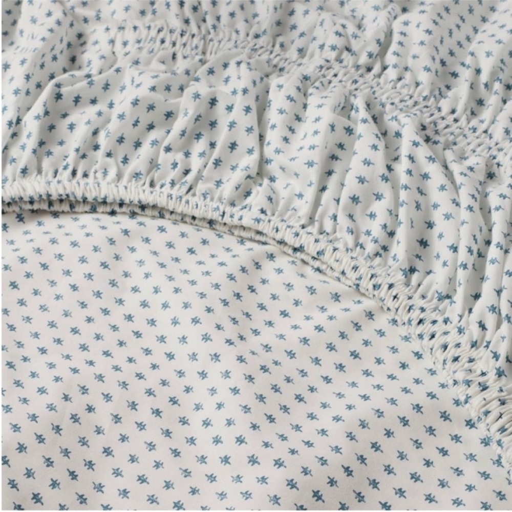 Opalhouse Jungalow King 100% Cotton Percale Sheet Set - Teal Dash - Picture 8 of 11